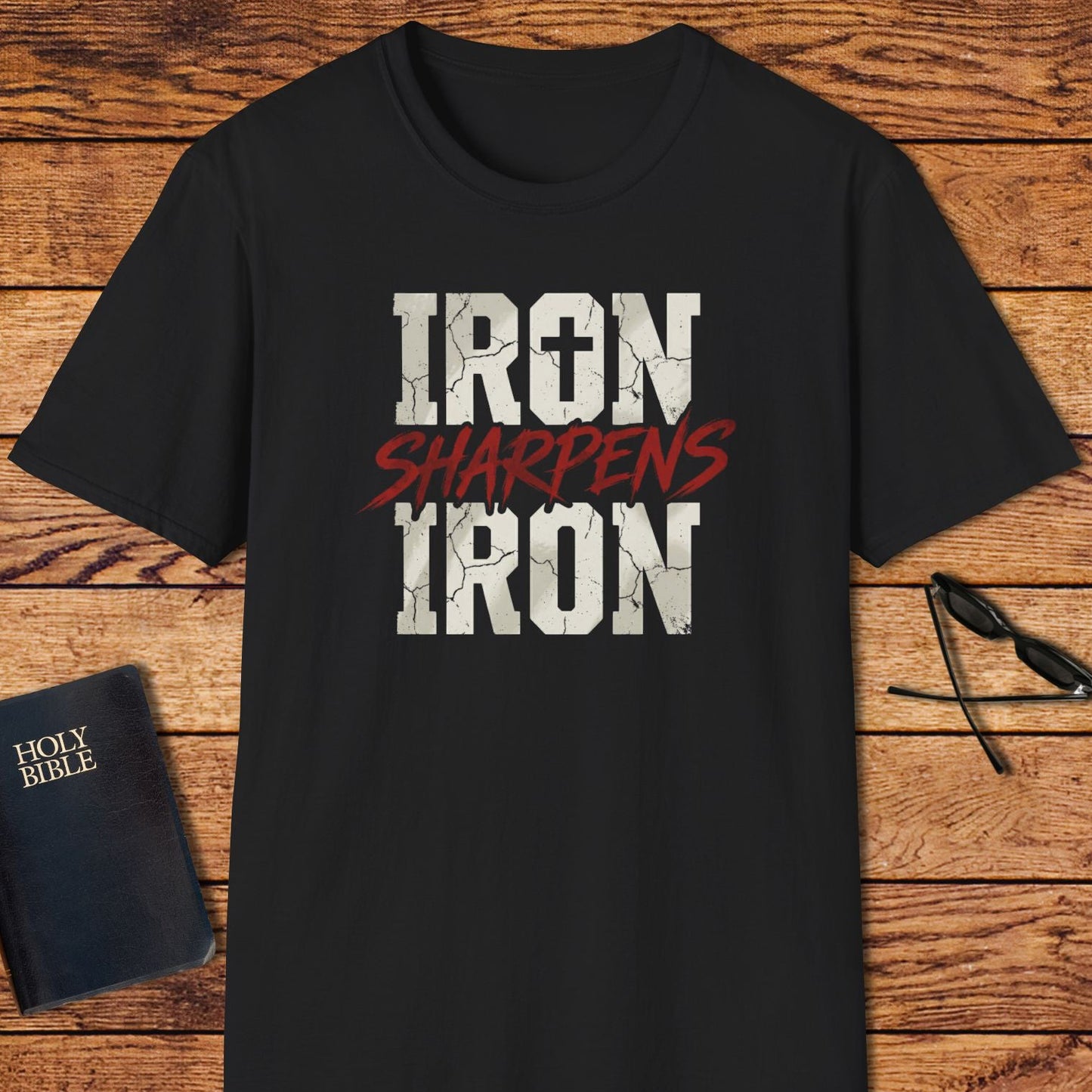 Iron Sharpens Iron Cross T-Shirt