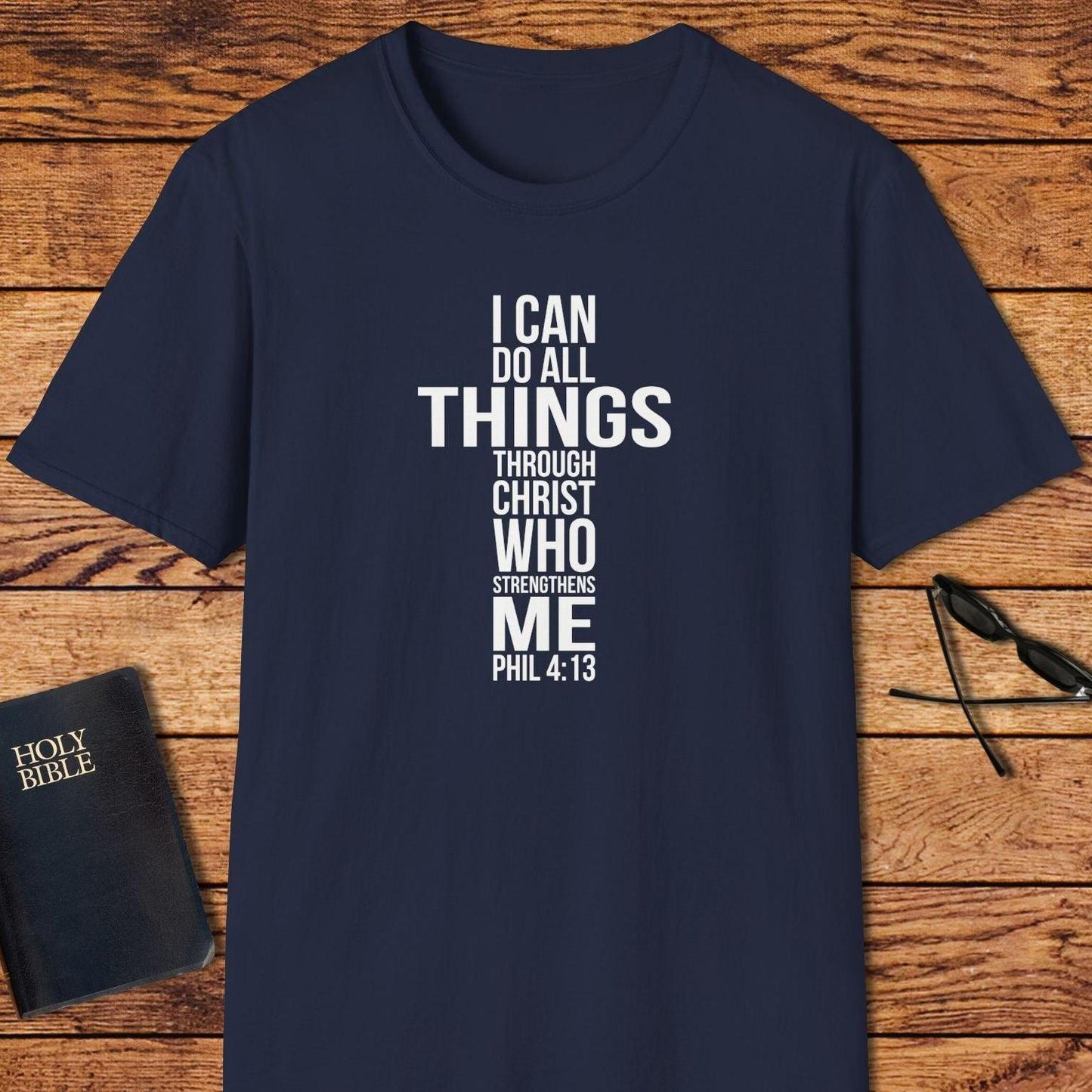 I Can Do All Things Cross Words T-Shirt