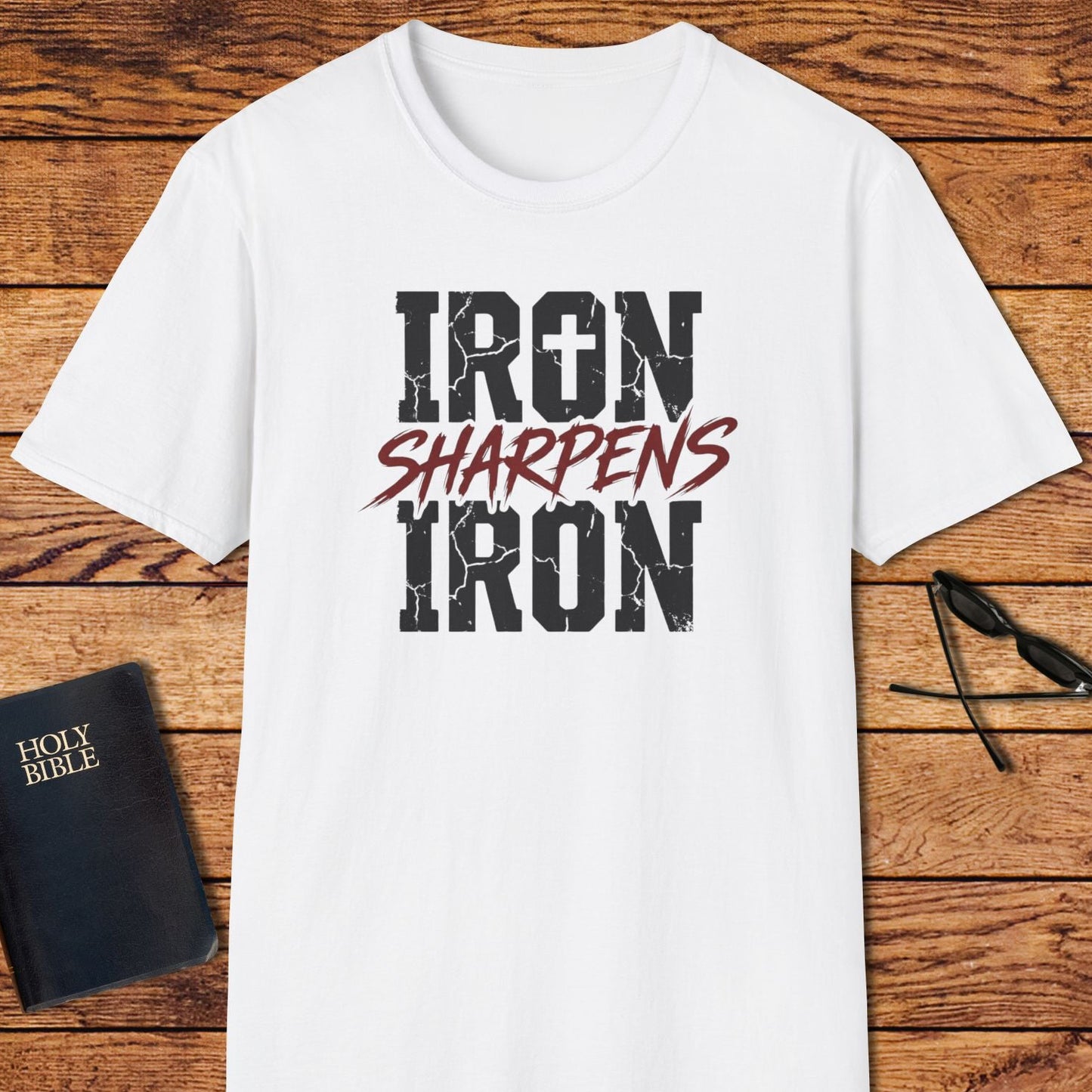 Iron Sharpens Iron Cross T-Shirt