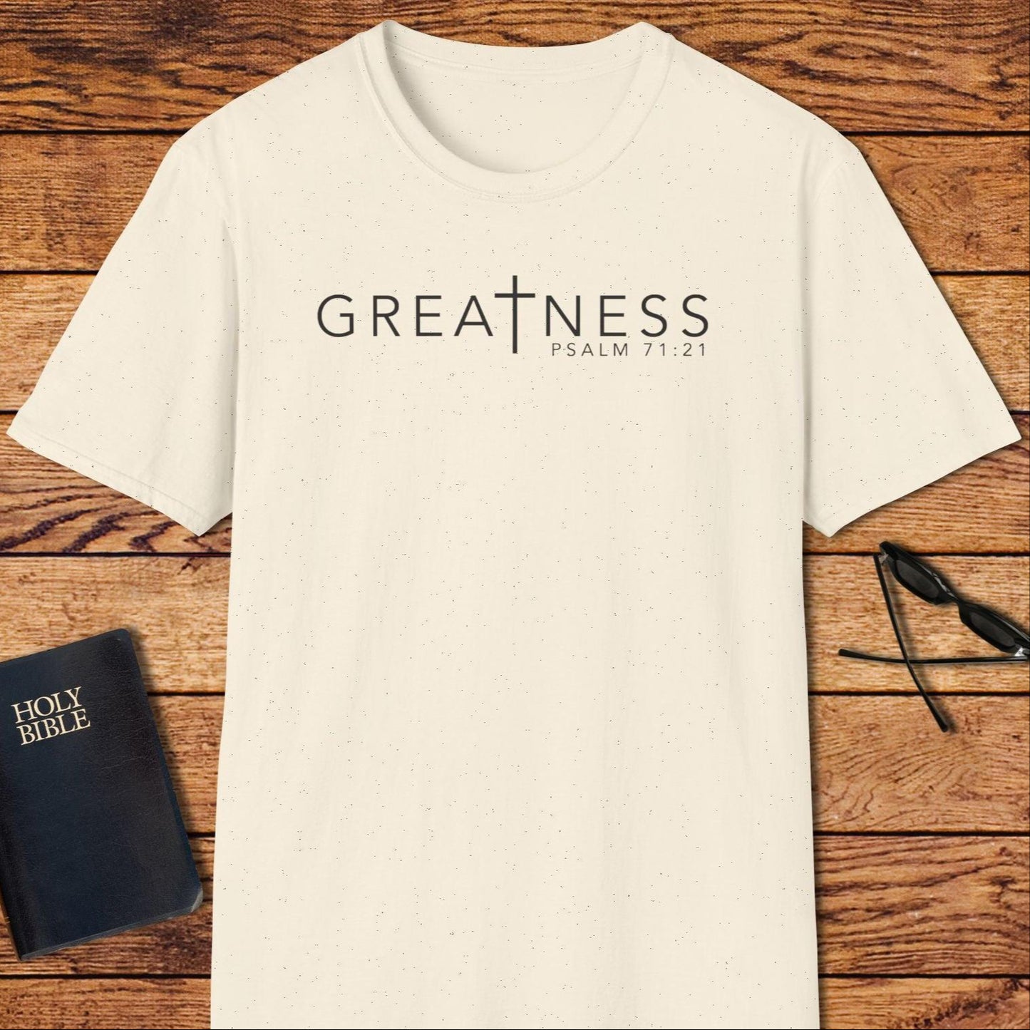 Greatness Cross Psalms T-Shirt