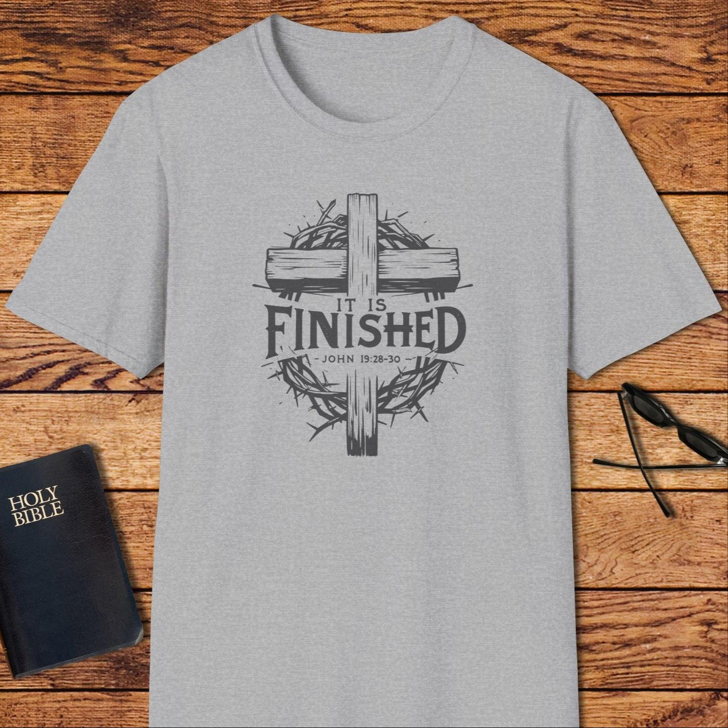 It Is Finished Cross & Thorns T-Shirt
