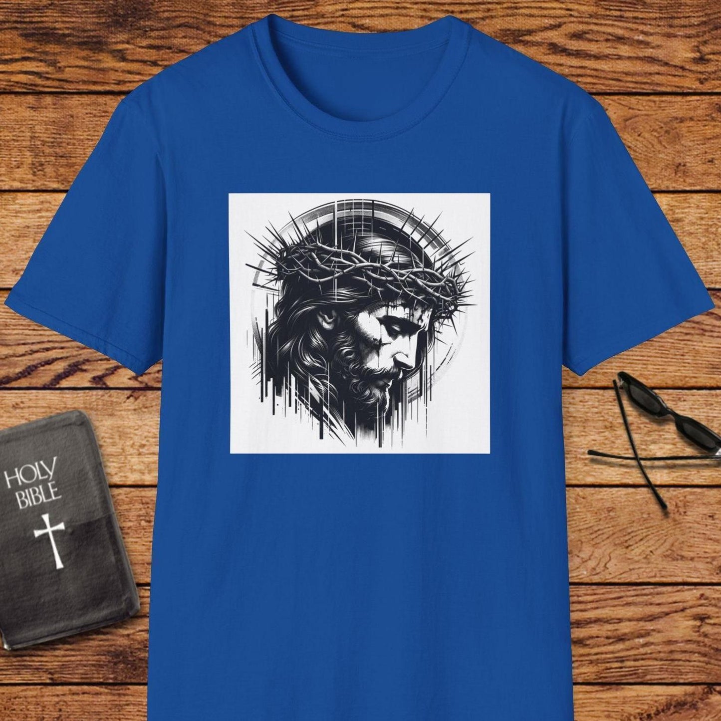 Jesus Face Portrait Art T-Shirt