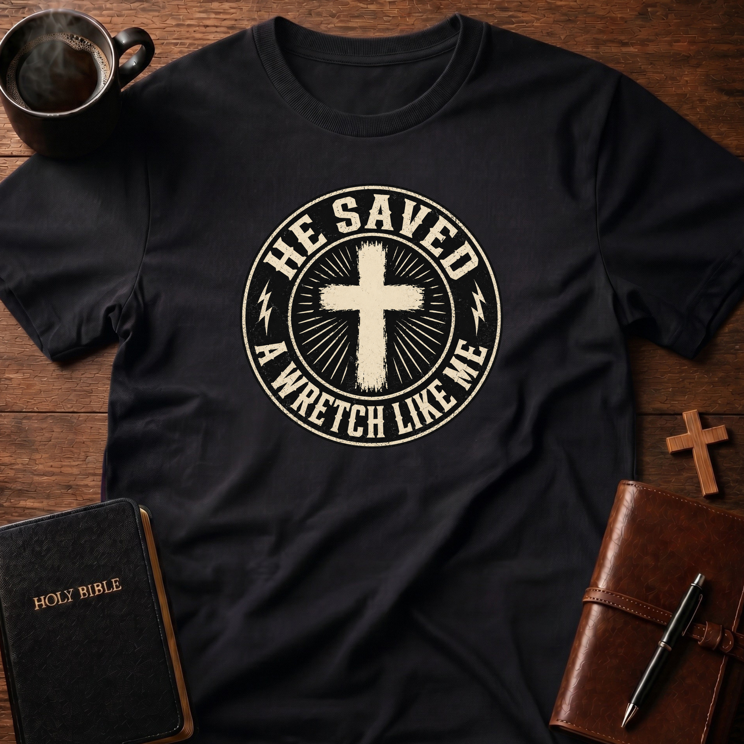 He Saved Wretch Circle T-Shirt