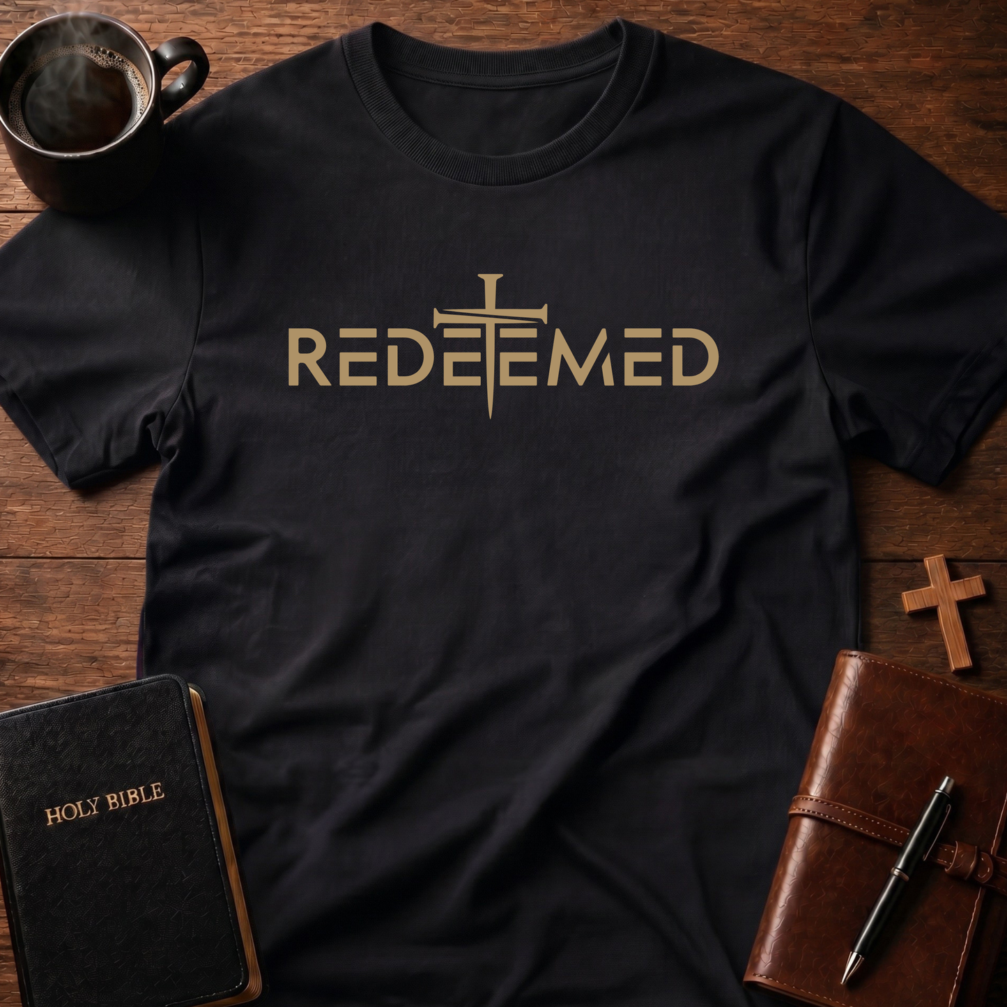 Redeemed Nail & Cross T-Shirt