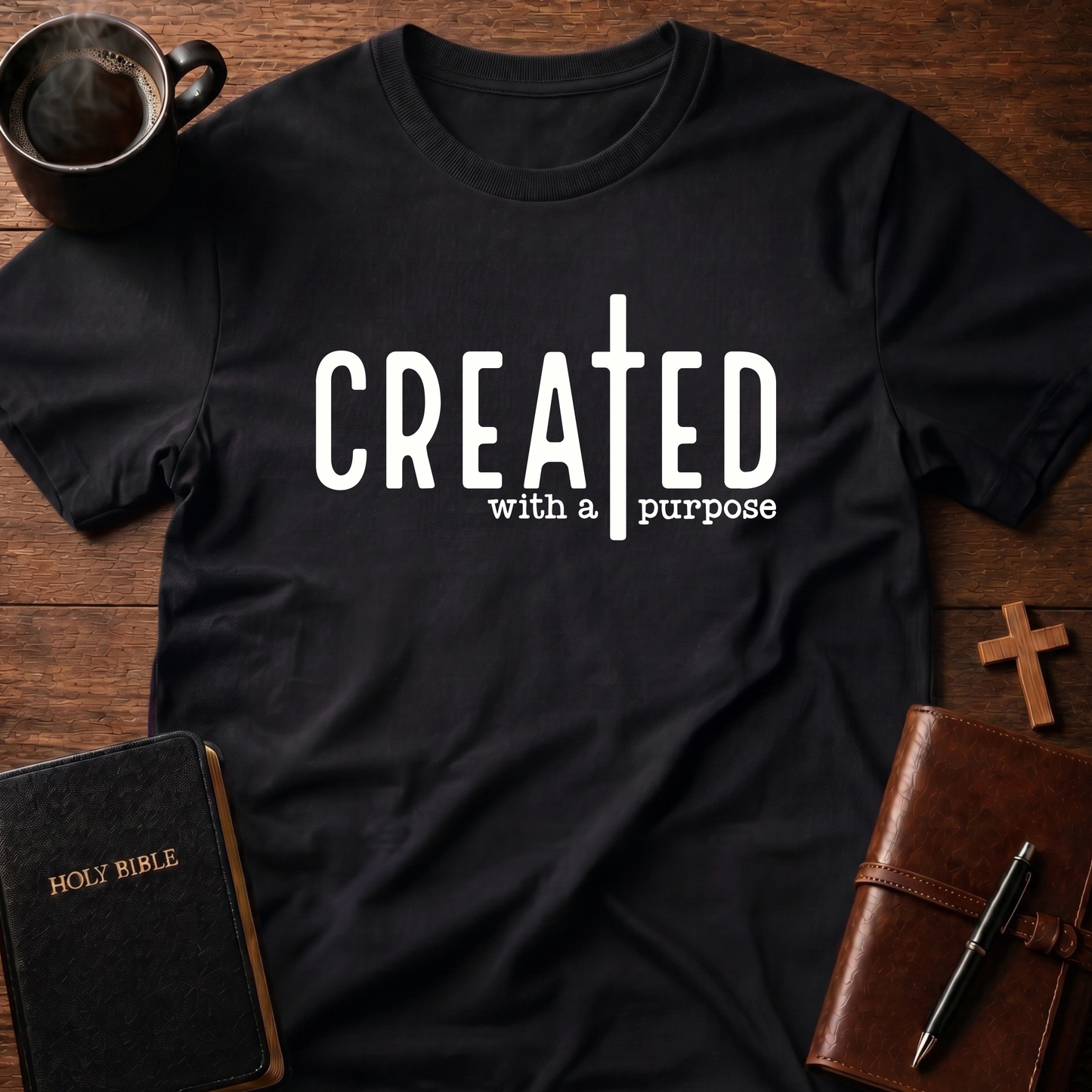 Created With A Purpose Cross T-Shirt
