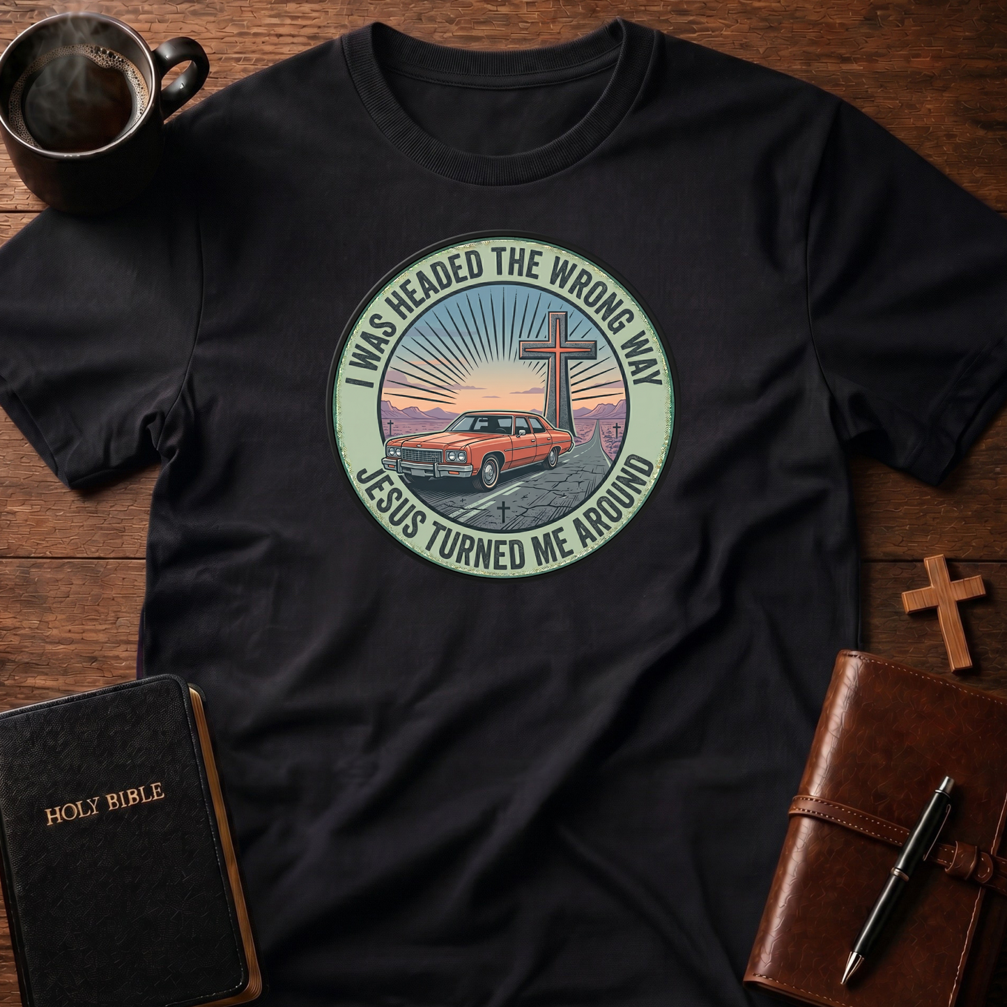 Wrong Way Car T-Shirt