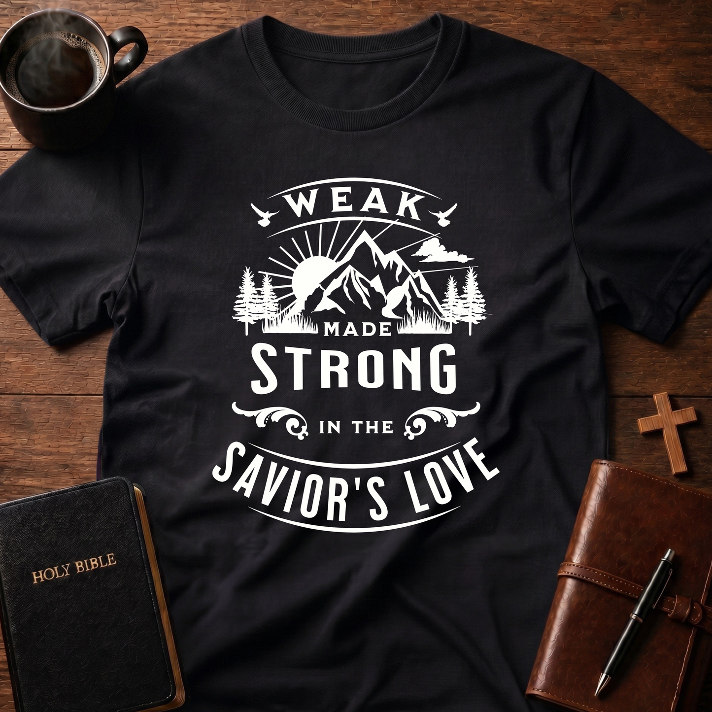 Weak Made Strong In The Saviors Love T-Shirt