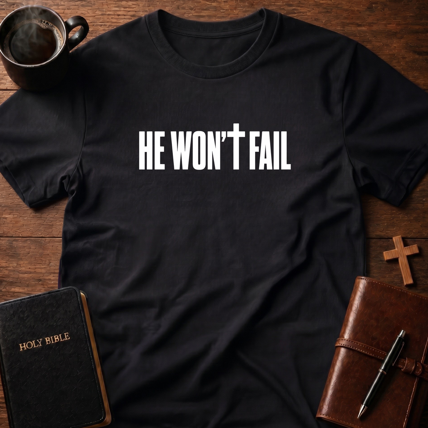 He Won't Fail T-Shirt