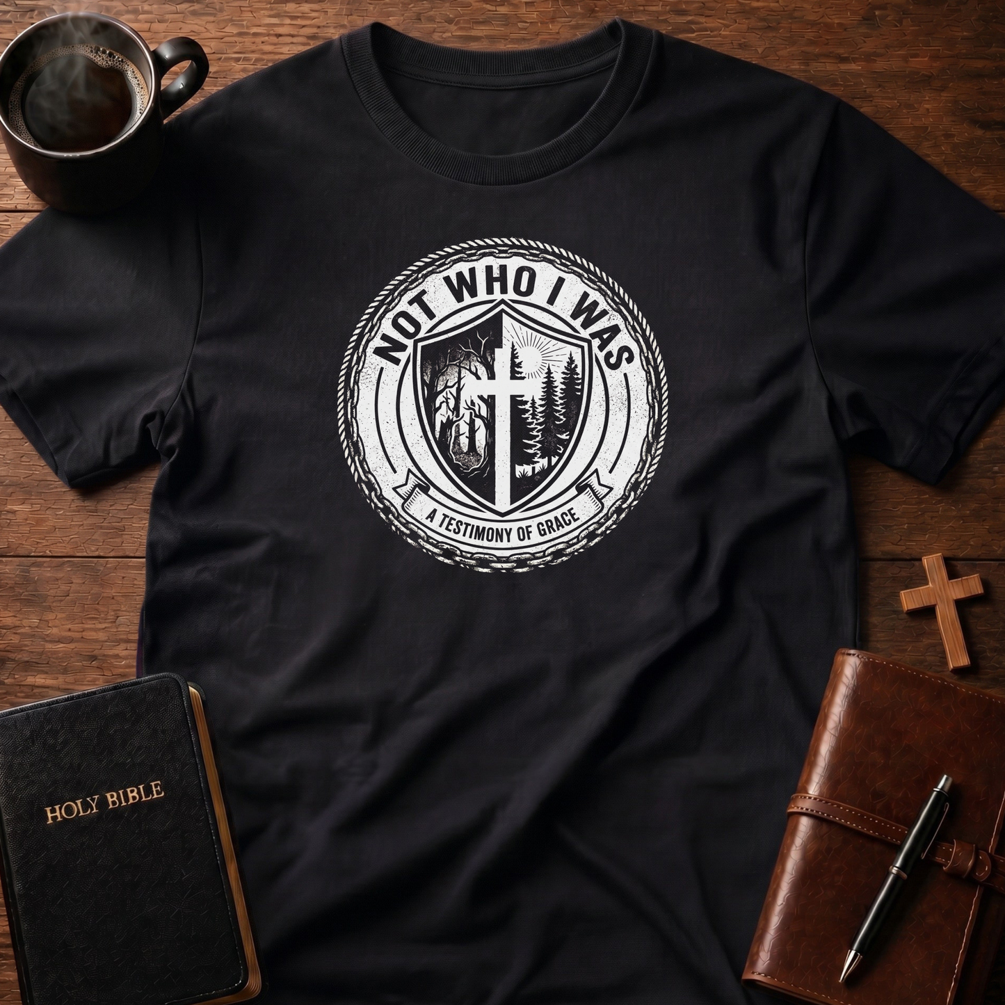 Testimony White Circle T-Shirt