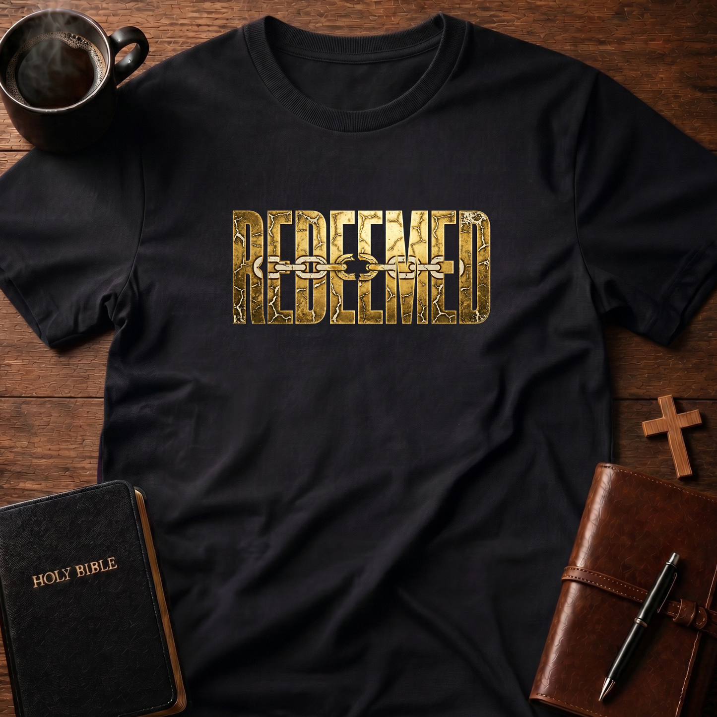 Redeemed Chain Word T-Shirt