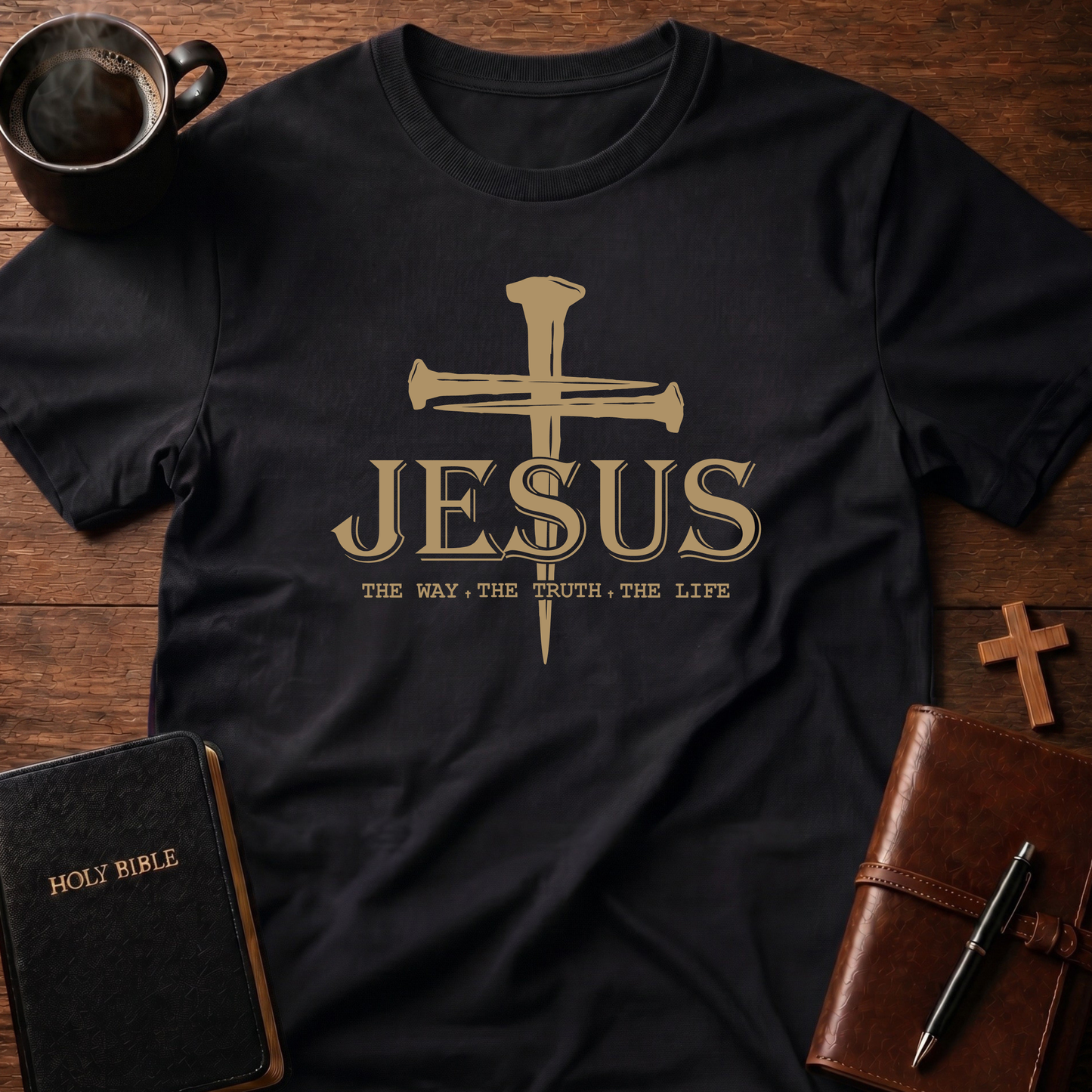 Jesus Nails The Way The Truth The Life T-Shirt