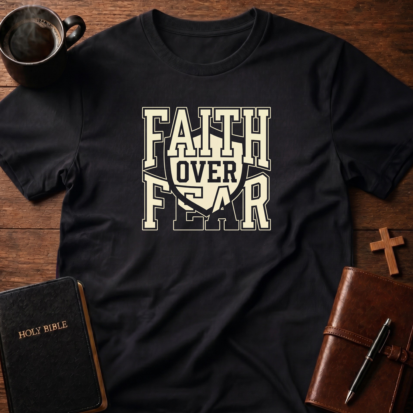 Faith/ Fear Shield T-Shirt