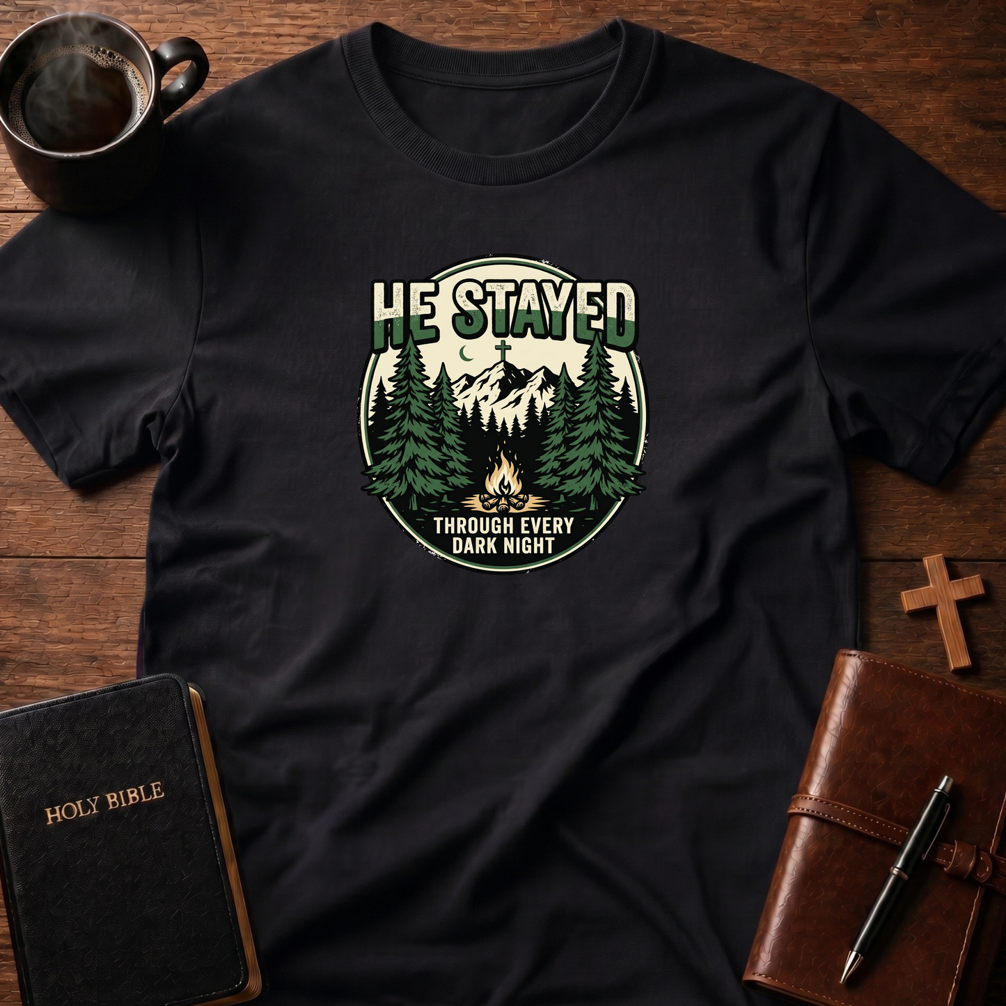 He Stayed Trees T-Shirt