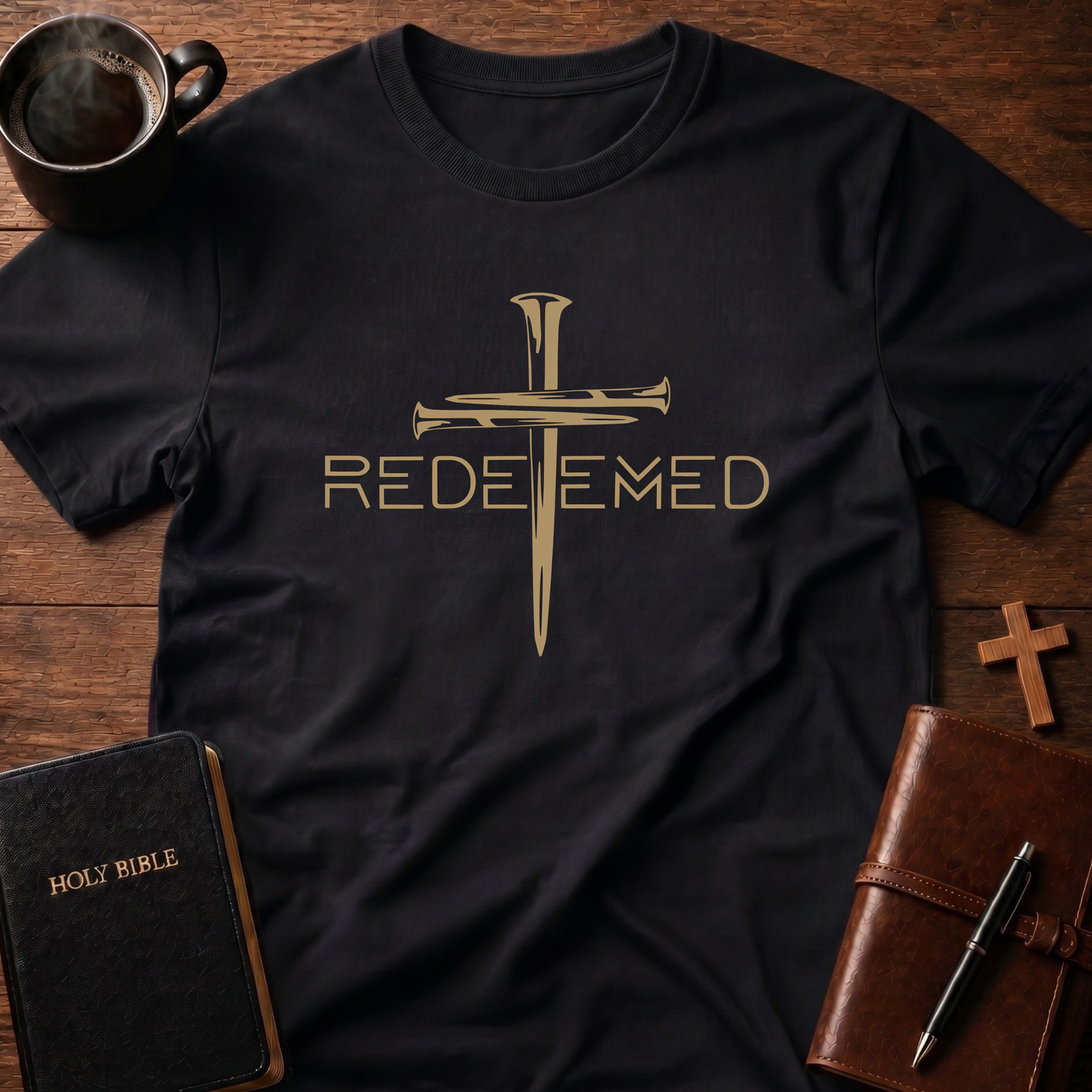 Redeemed Nail Cross T-Shirt