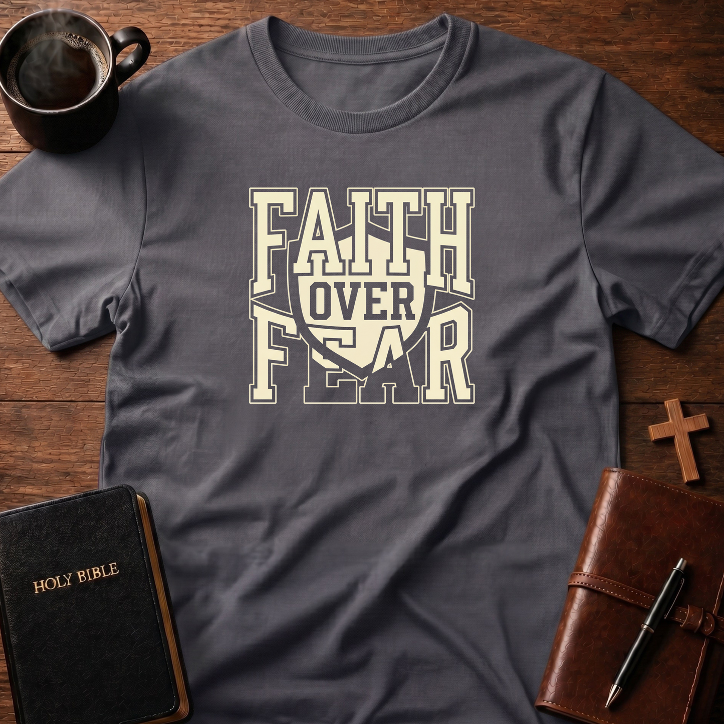 Faith/ Fear Shield T-Shirt