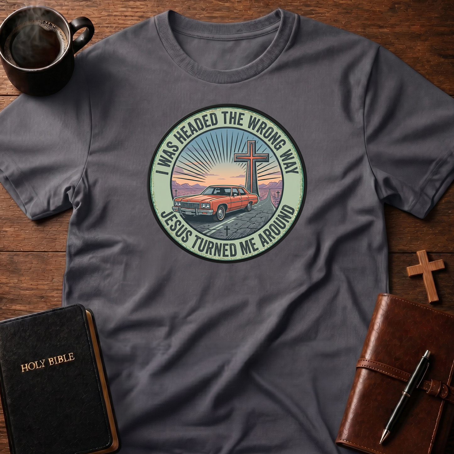 Wrong Way Car T-Shirt