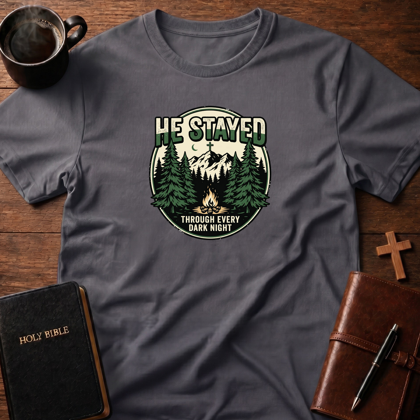 He Stayed Trees T-Shirt