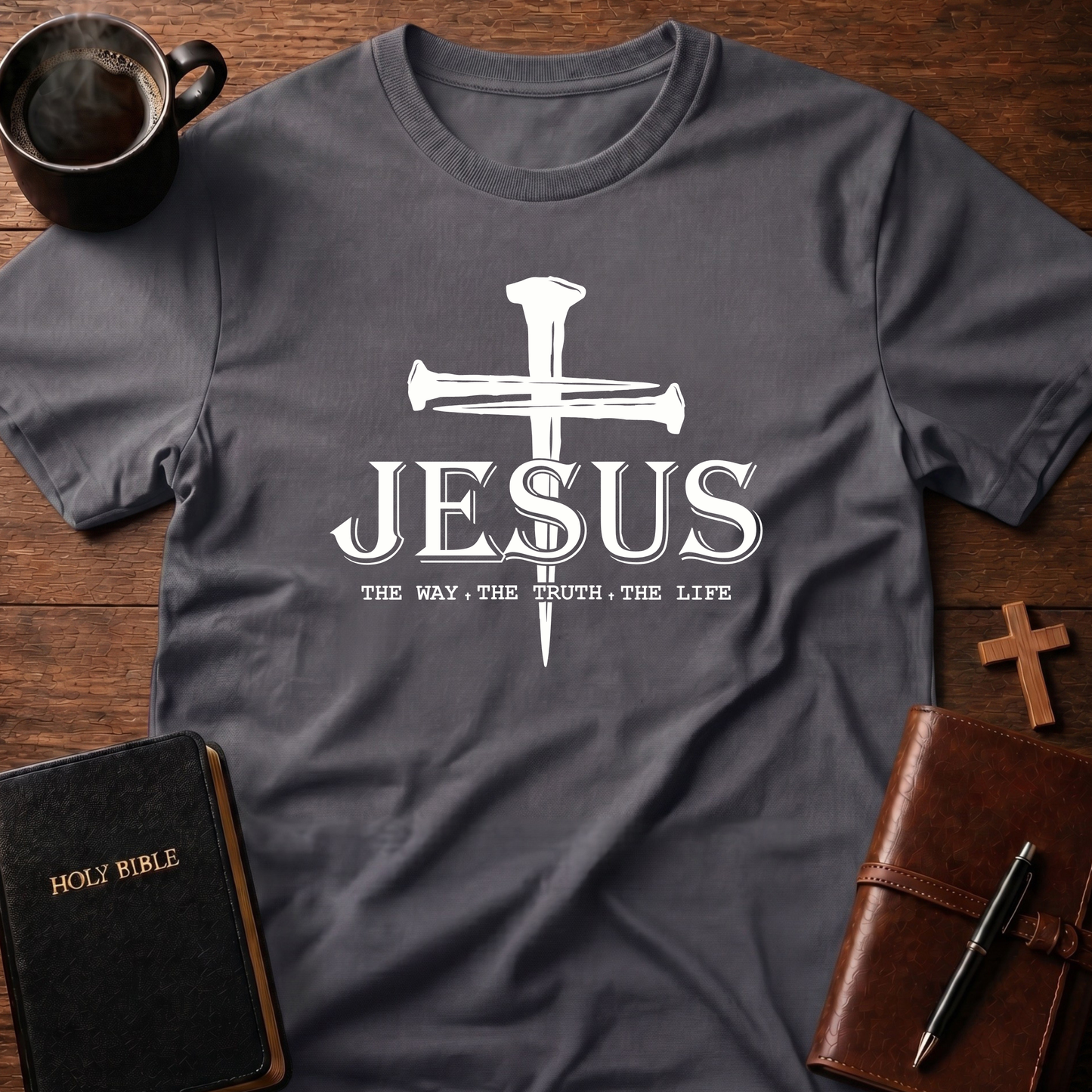 Jesus Nails The Way The Truth The Life T-Shirt