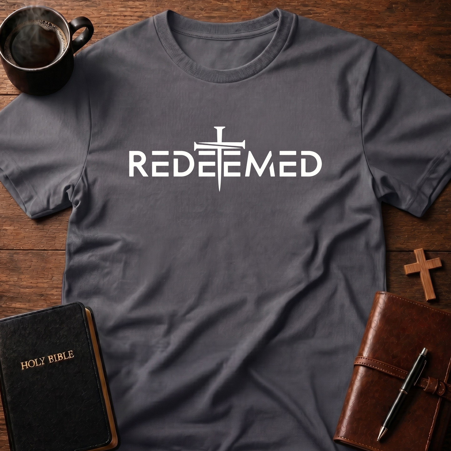Redeemed Nail & Cross T-Shirt