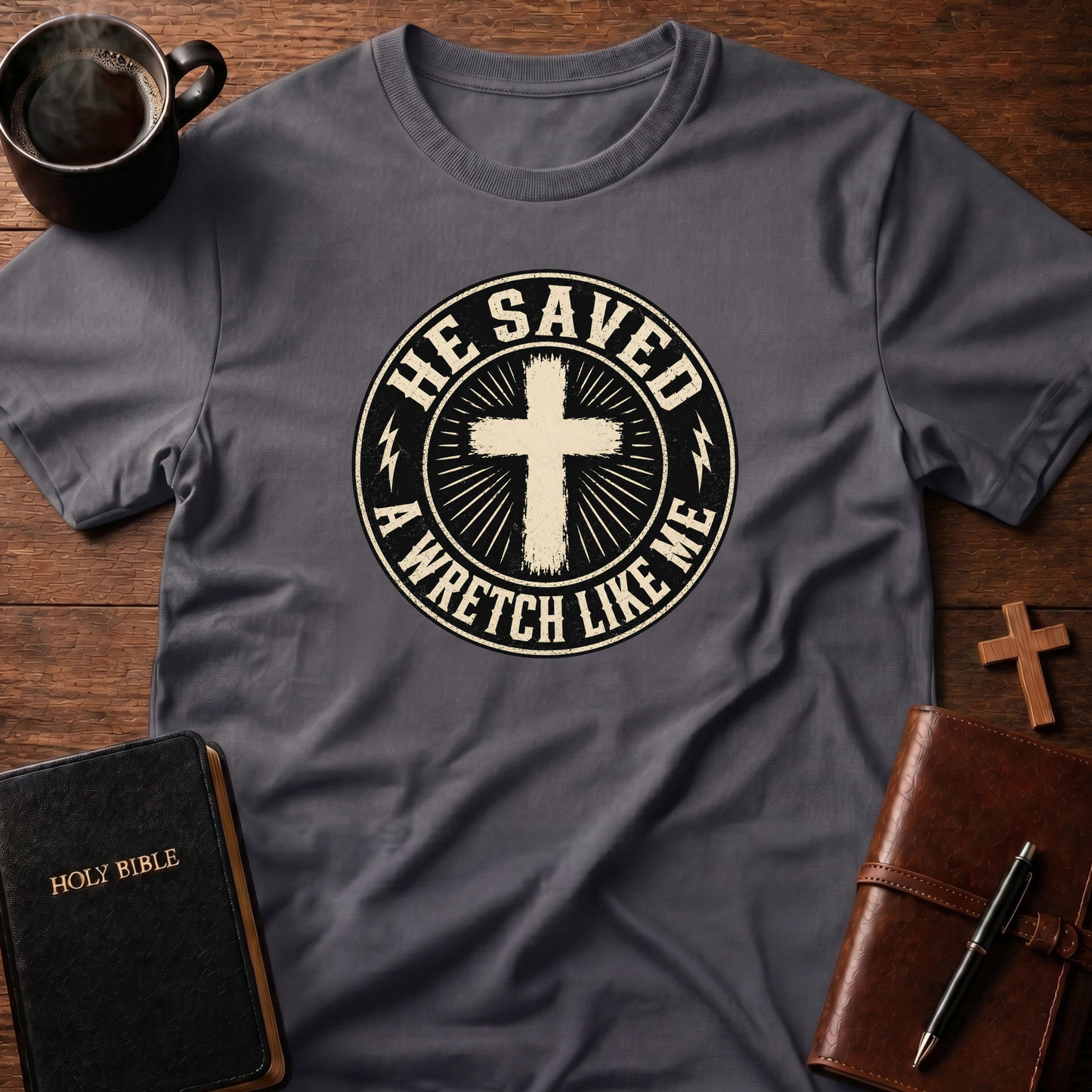 He Saved Wretch Circle T-Shirt