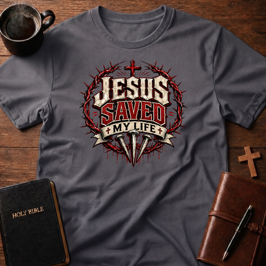 Jesus Cross Crown Nails T-Shirt
