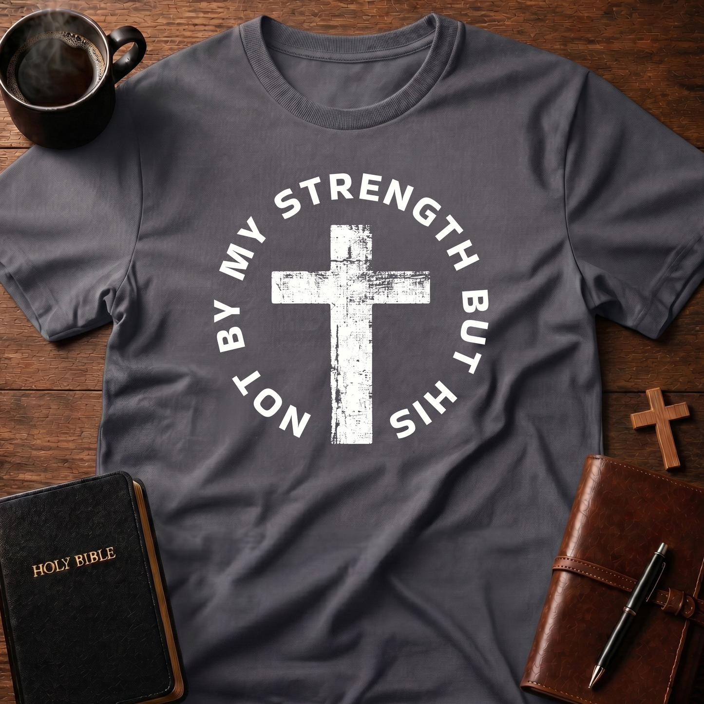 Not By My Strength But His T-Shirt