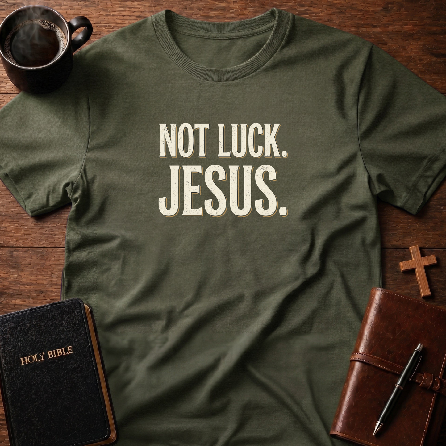 Not Luck Jesus T-Shirt