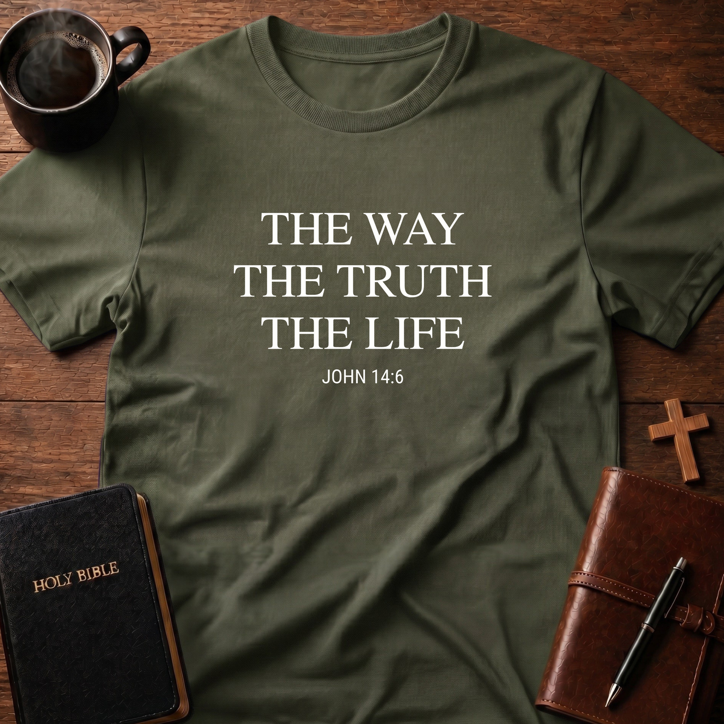 The Way The Truth The Life Verse T-Shirt
