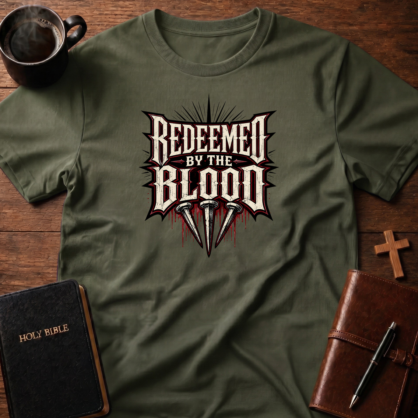 Redeemed Blood Nails T-Shirt