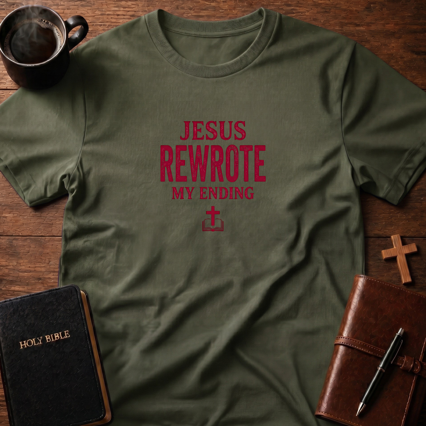 Jesus Rewrote End T-Shirt