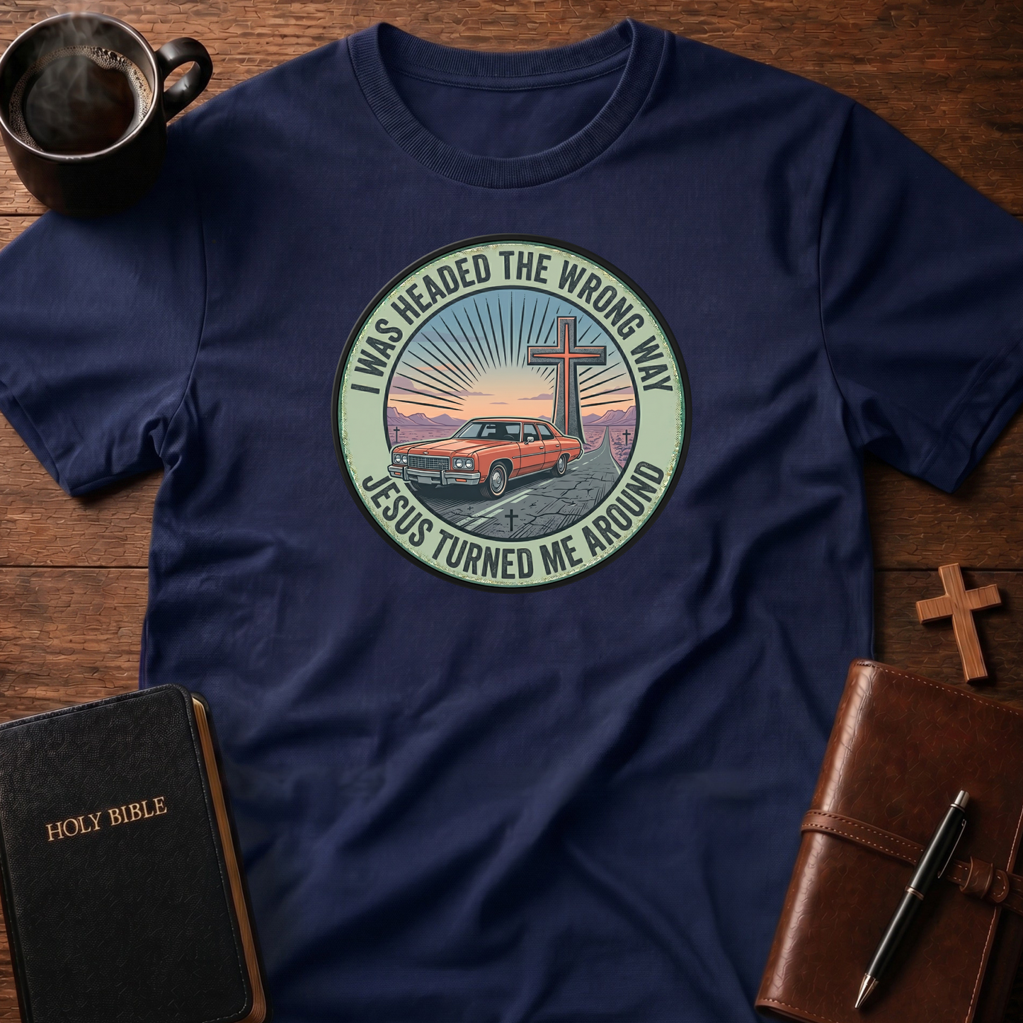 Wrong Way Car T-Shirt