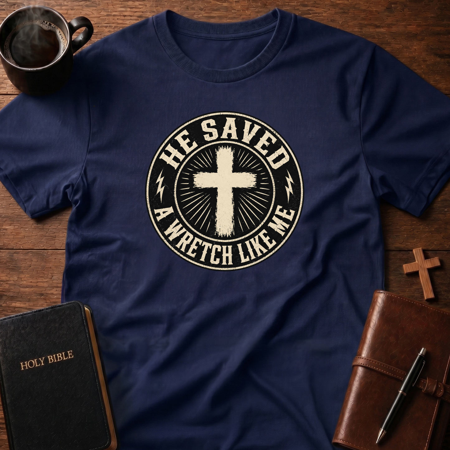 He Saved Wretch Circle T-Shirt