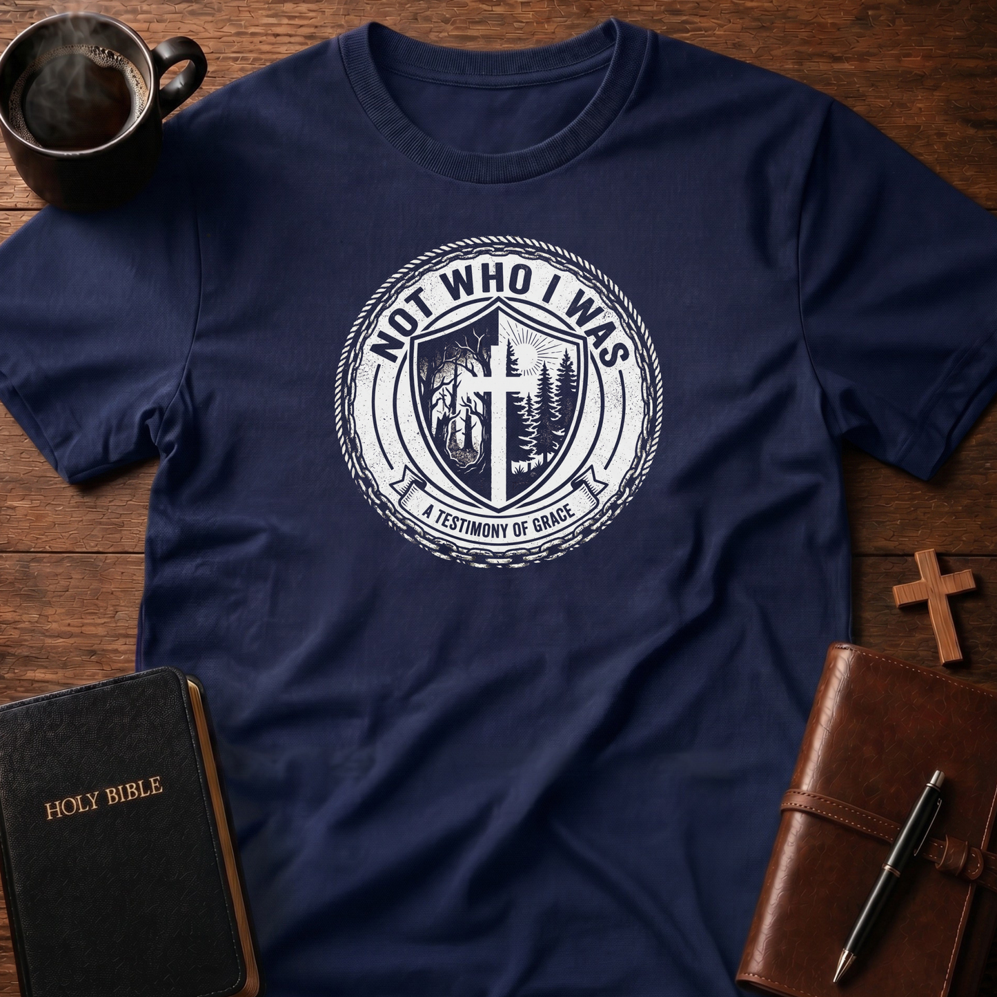 Testimony White Circle T-Shirt