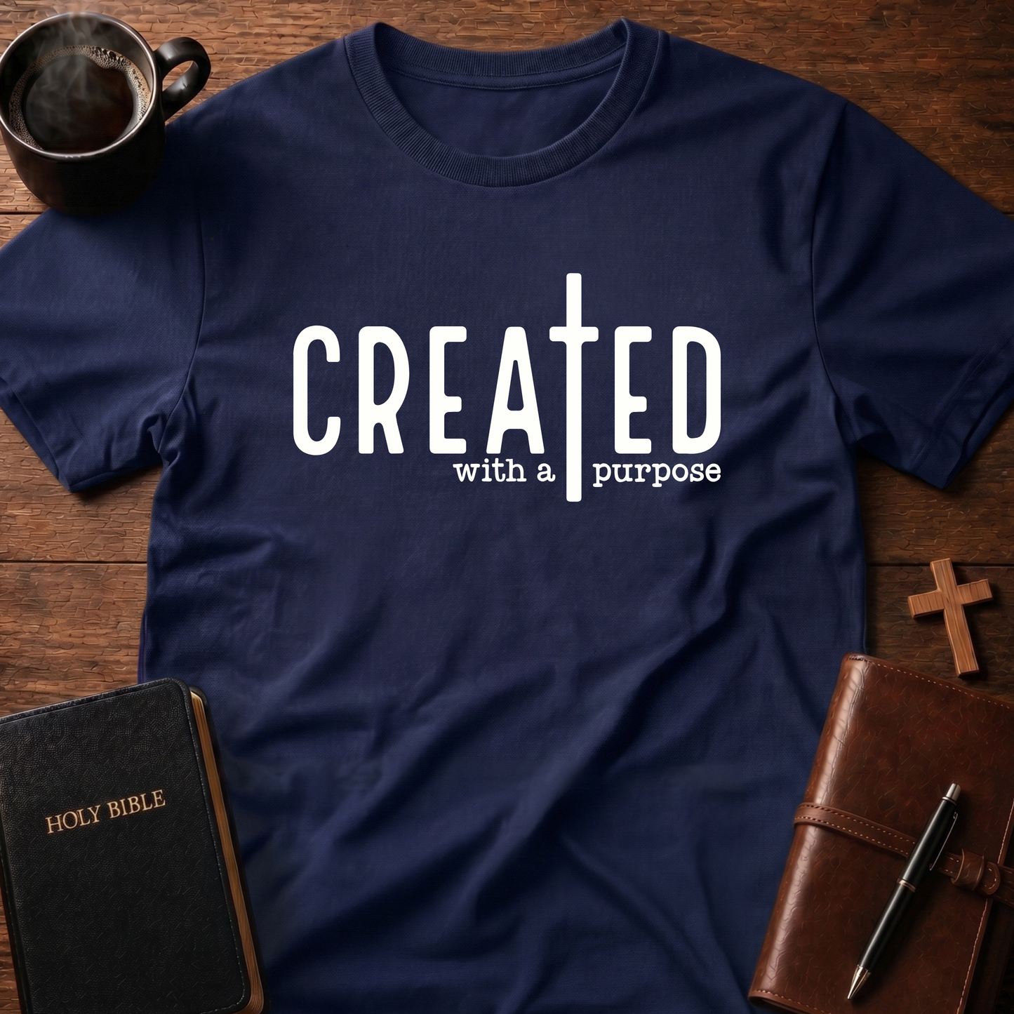 Created With A Purpose Cross T-Shirt
