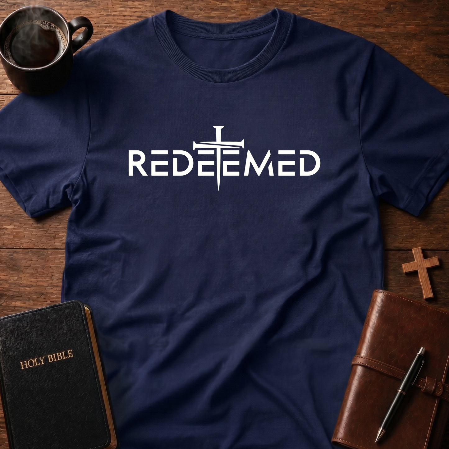 Redeemed Nail & Cross T-Shirt