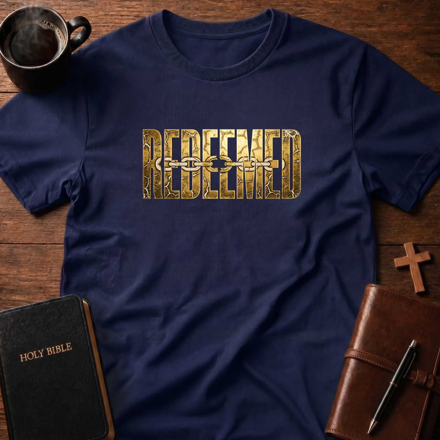 Redeemed Chain Word T-Shirt