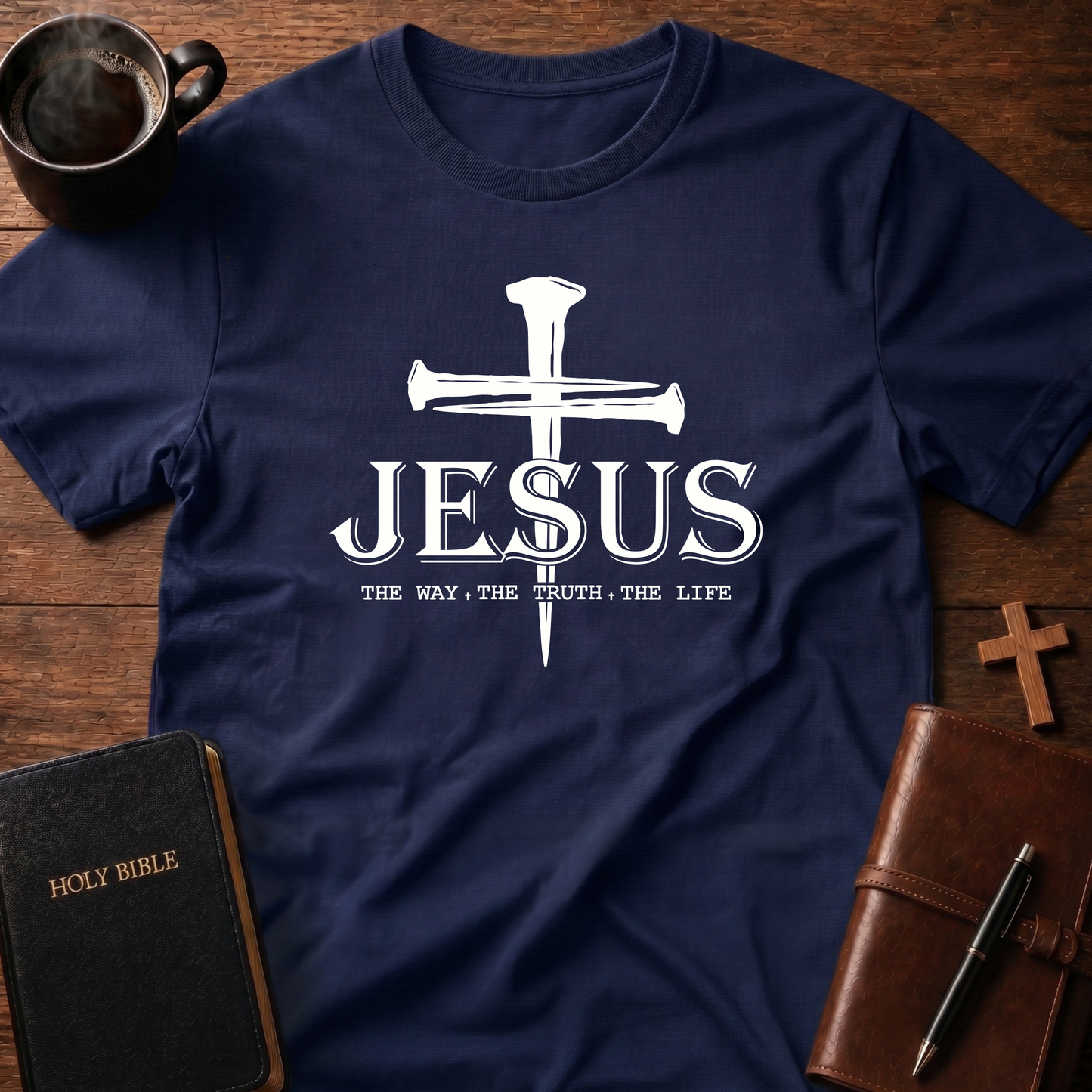 Jesus Nails The Way The Truth The Life T-Shirt