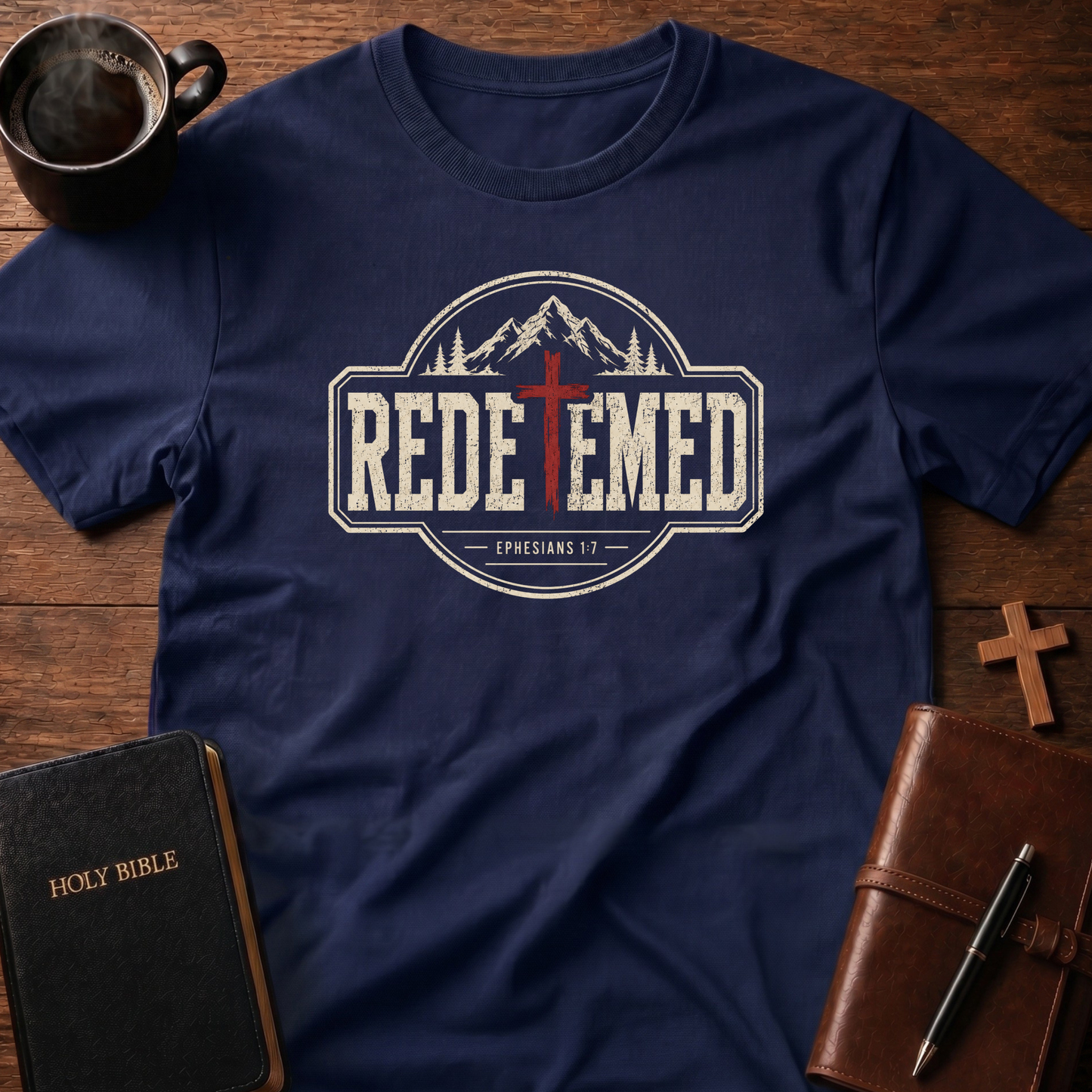 Redeemed Red Cross T-Shirt