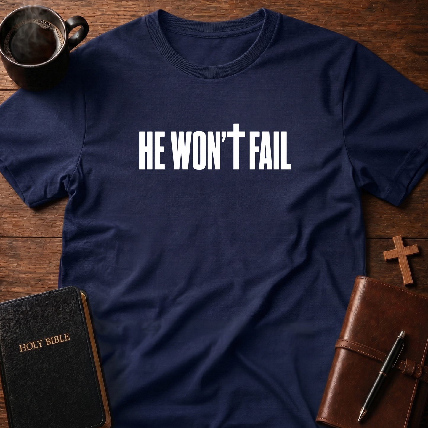He Won't Fail T-Shirt