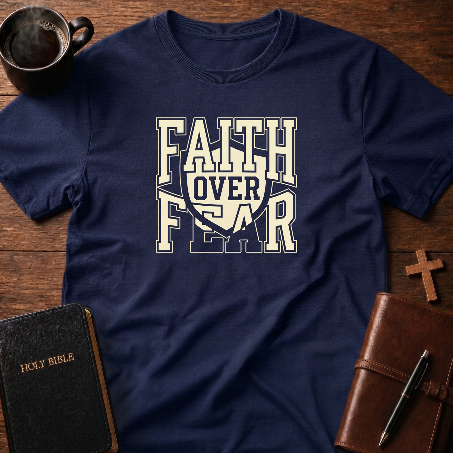 Faith/ Fear Shield T-Shirt