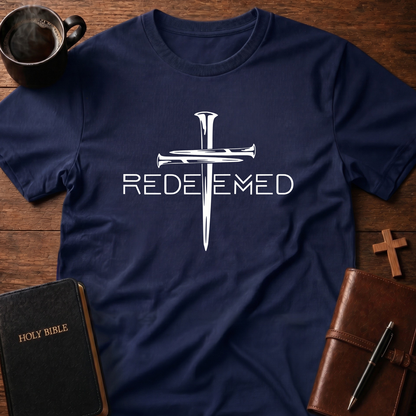 Redeemed Nail Cross T-Shirt