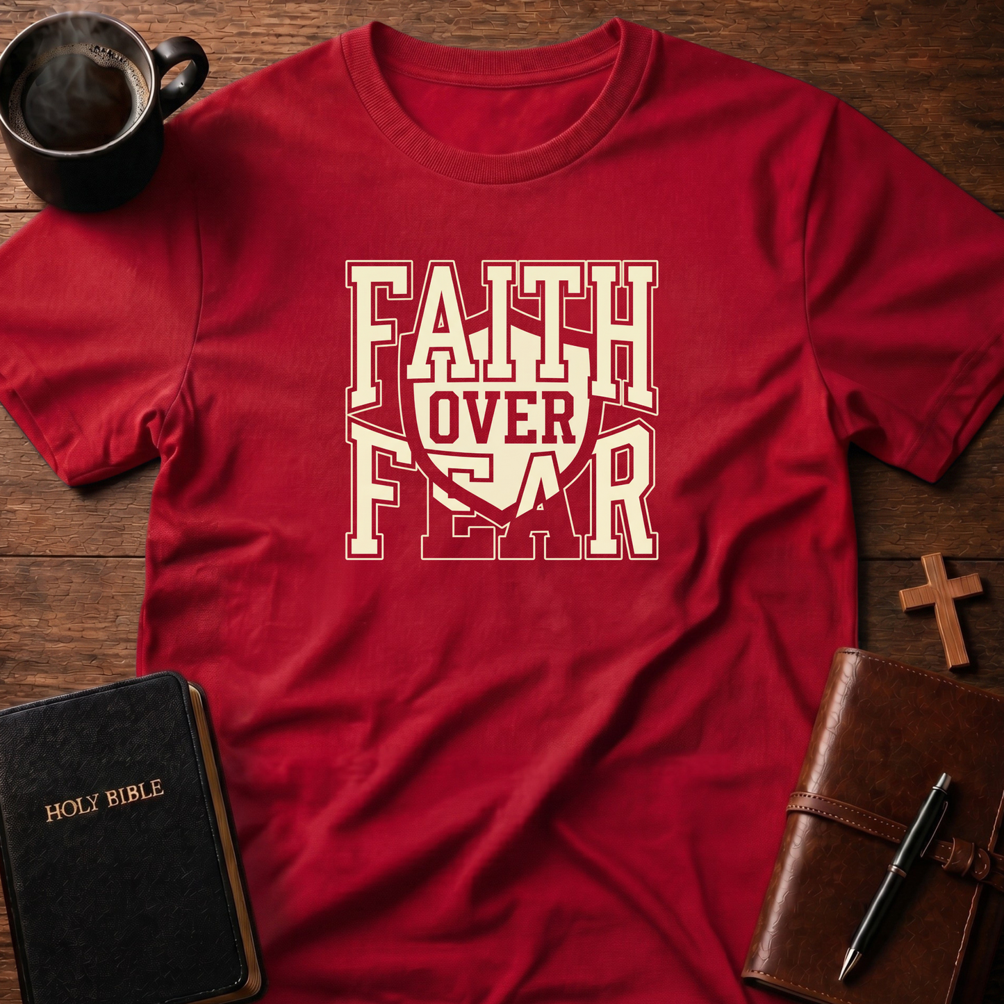 Faith/ Fear Shield T-Shirt
