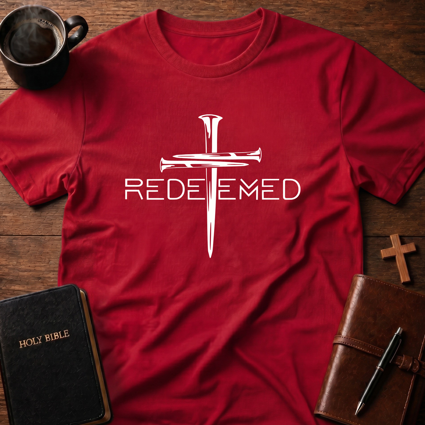 Redeemed Nail Cross T-Shirt