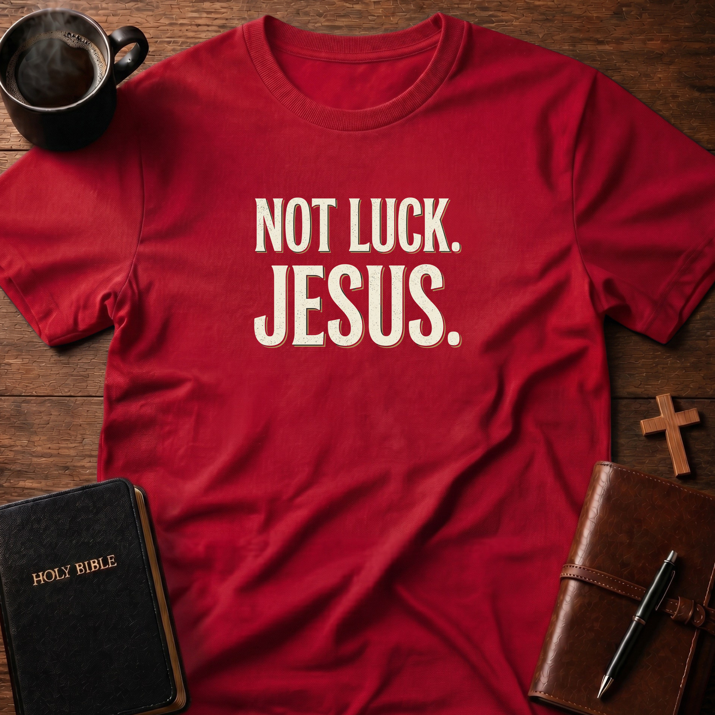 Not Luck Jesus T-Shirt