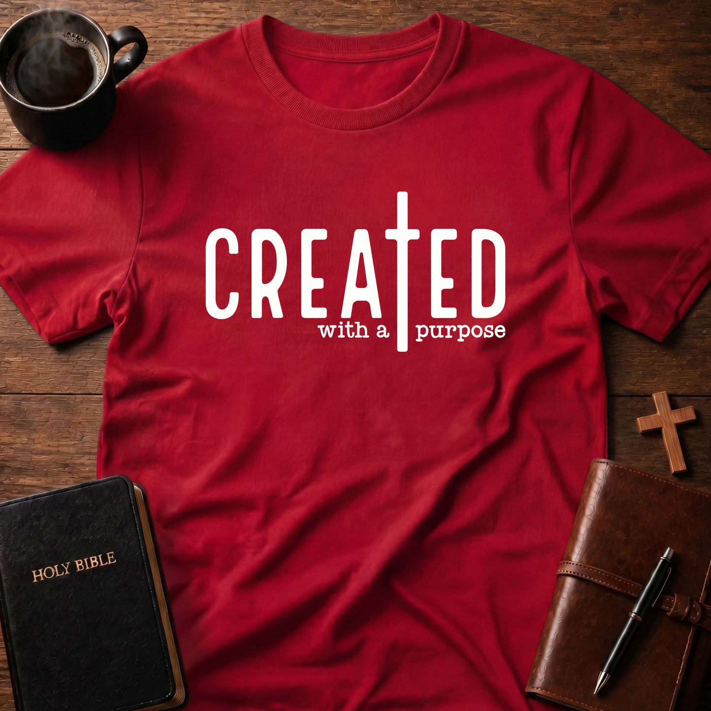 Created With A Purpose Cross T-Shirt