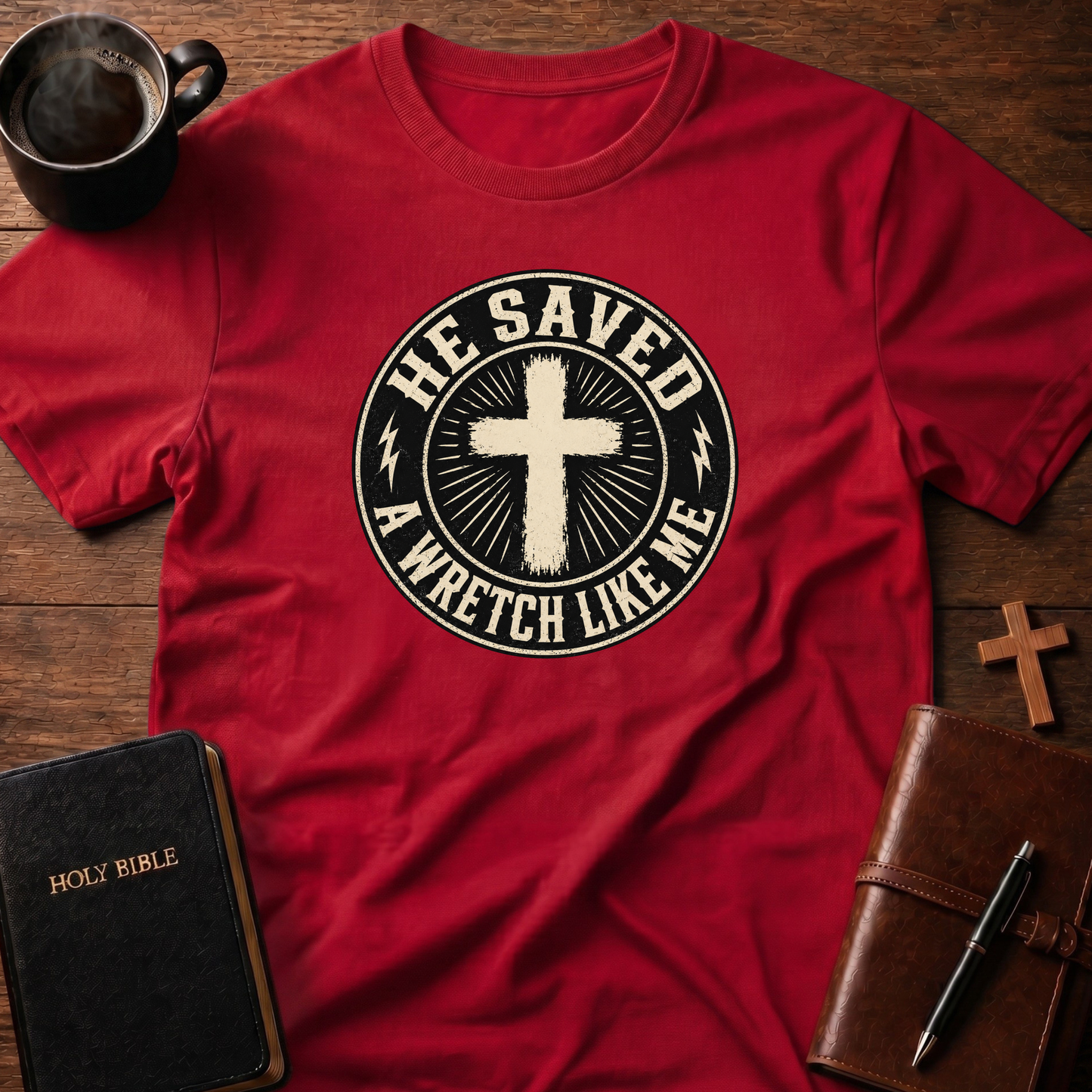 He Saved Wretch Circle T-Shirt