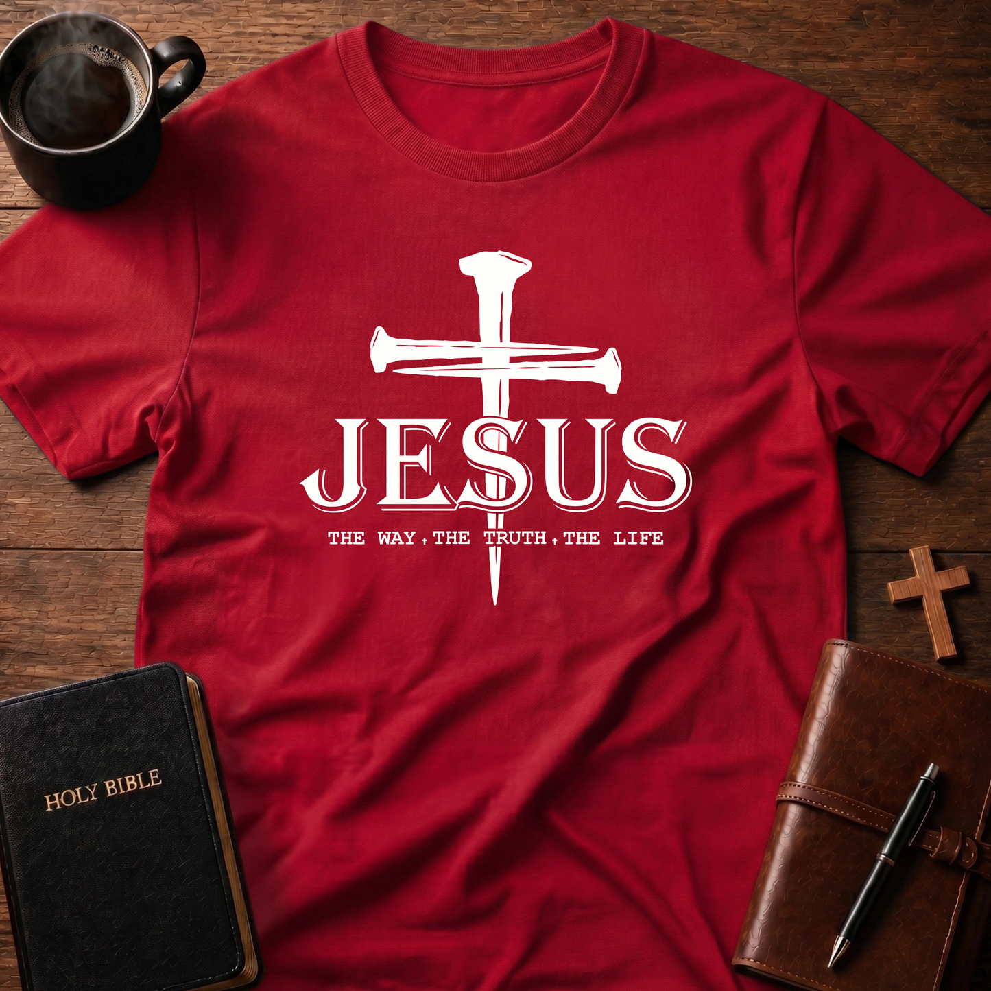 Jesus Nails The Way The Truth The Life T-Shirt
