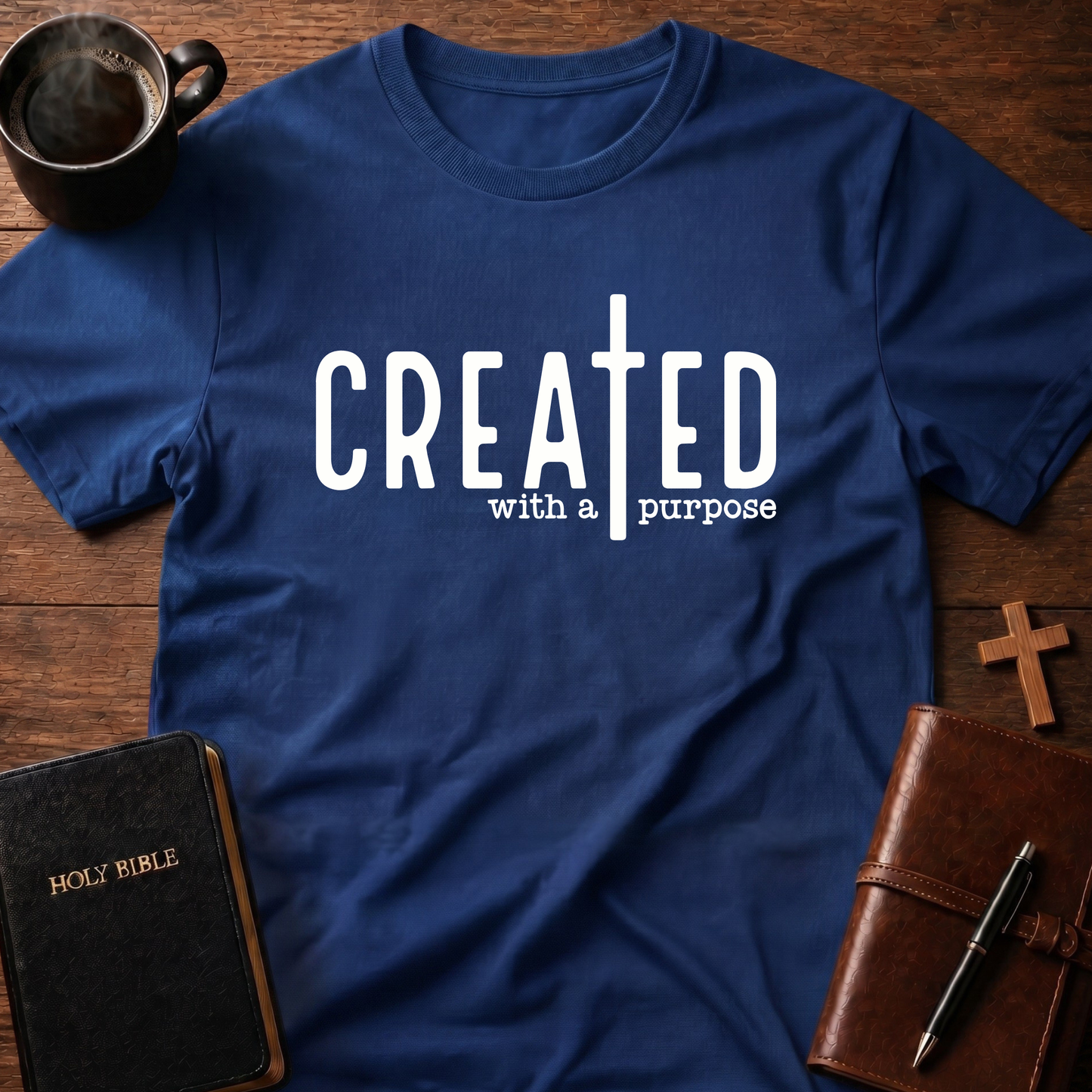 Created With A Purpose Cross T-Shirt