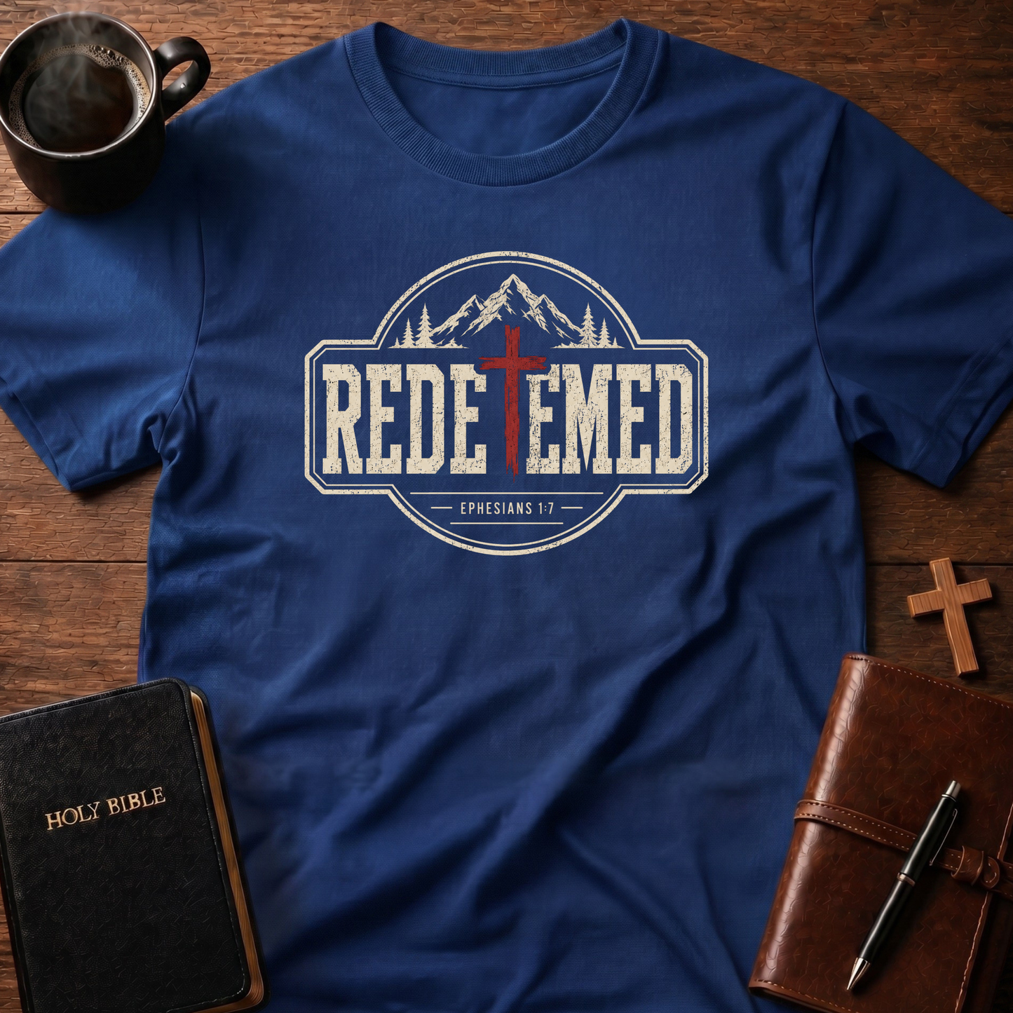 Redeemed Red Cross T-Shirt