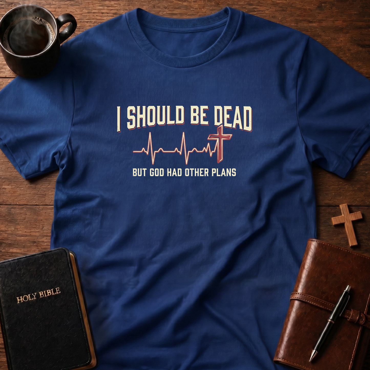 Heartbeat Cross T-Shirt